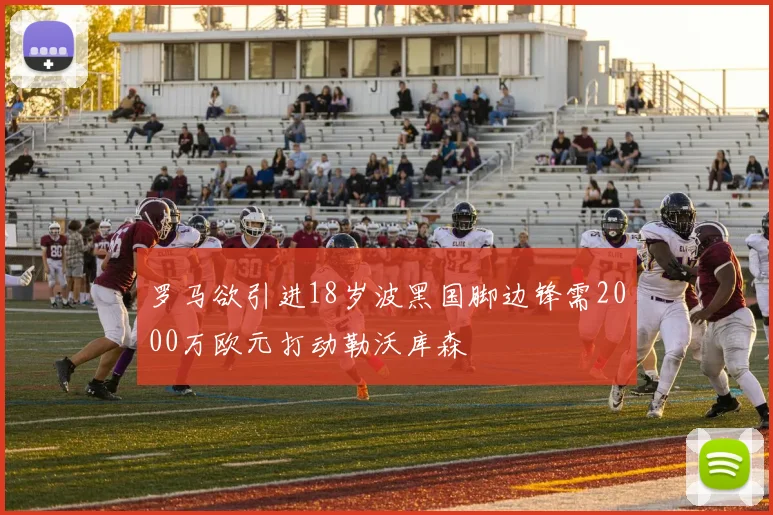 罗马欲引进18岁波黑国脚边锋需2000万欧元打动勒沃库森